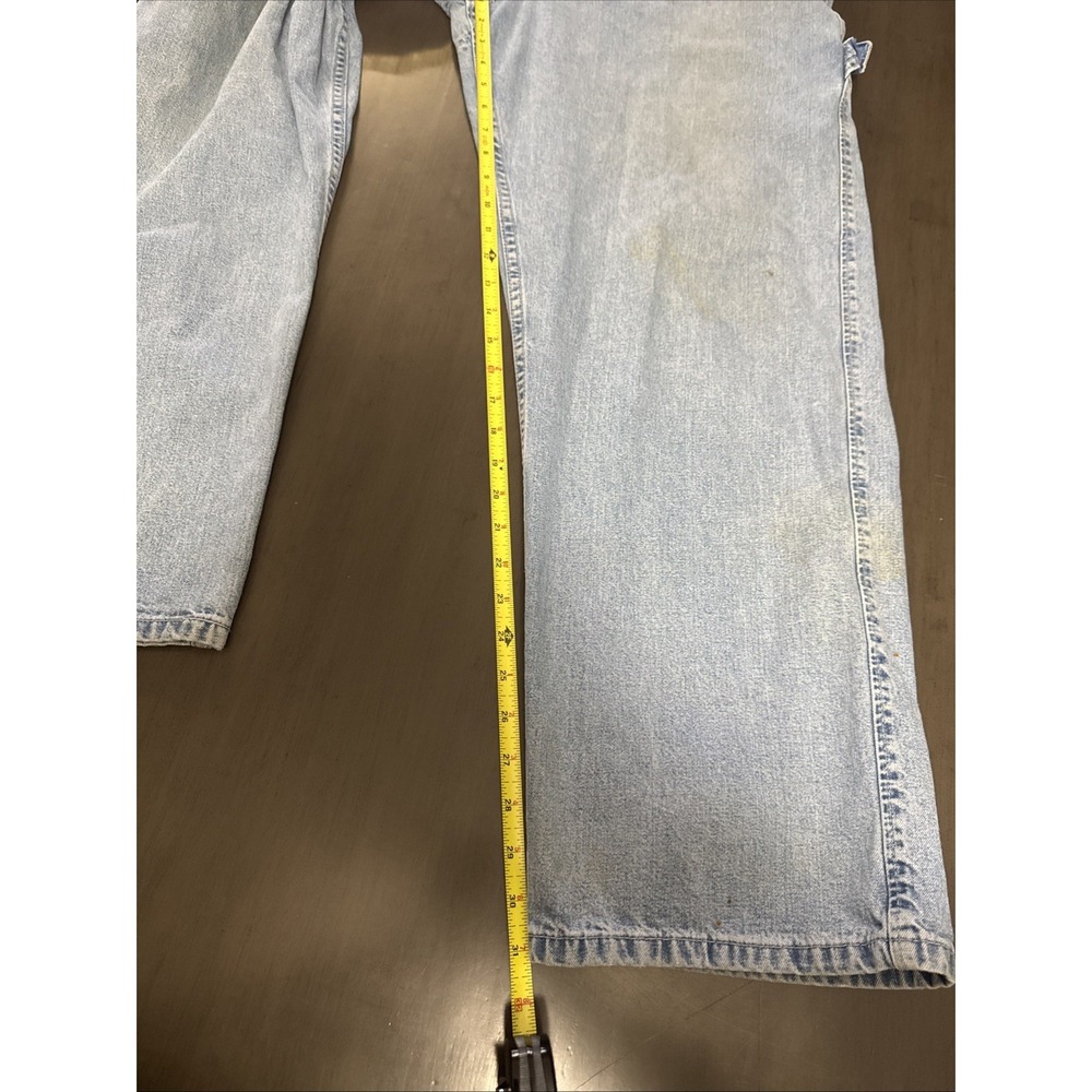 Vintage Men's Levi's L2 Wide Leg Carpenter Baggy Jeans 90s 37x31 Skater Grunge - Picture 12 of 16